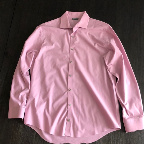 Kenneth Cole Reaction Slim Fit Dress Shirt - Picture 1 of 6